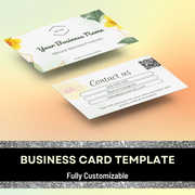 Business Card Template- Floral